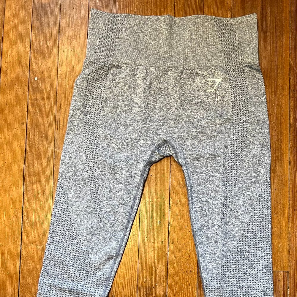 Gymshark Vital Seamless Leggings, Size Small/Medium, Light blue/gray